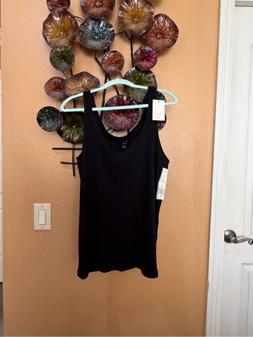 a new day Black Scoop Neck Tank Top
